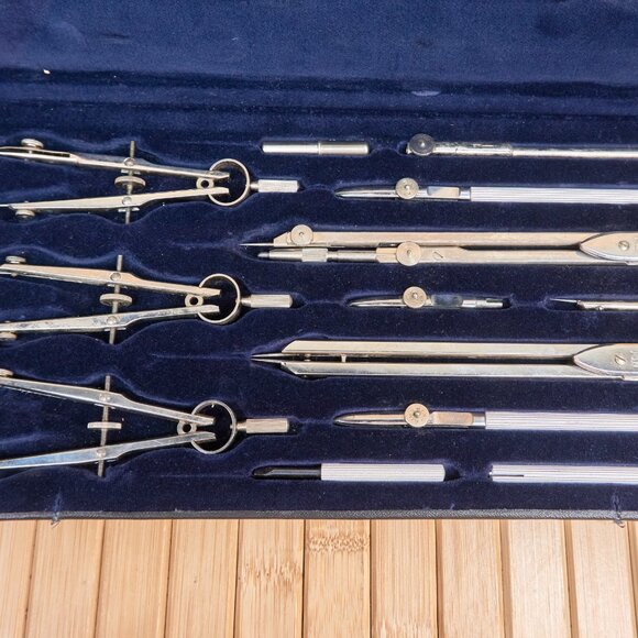 Vintage KIN Precision P VII Mechanical Drafting Drawing Tool Set - Picture 6 of 8